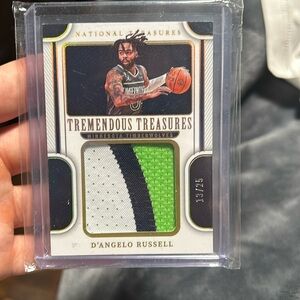 D’iangelo russell national treasures patch to 25